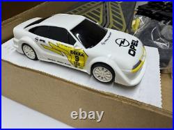 1/32 Slot Car Set 13' Track, 2x DTM Opal & Mercedes Cars, Power Pack Etc NEW