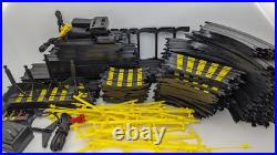 110 Piece Lot Tyco Slot Car Race Track Set