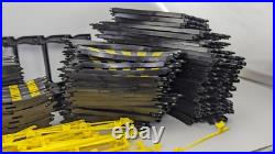 110 Piece Lot Tyco Slot Car Race Track Set