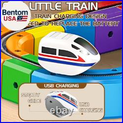 123PCS Trackfusion Magnetic Train Track Set 3D anti Gravity Tracks & Cube Trac