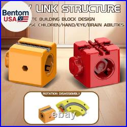 123PCS Trackfusion Magnetic Train Track Set 3D anti Gravity Tracks & Cube Trac