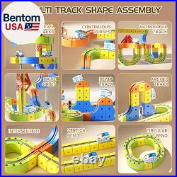 123PCS Trackfusion Magnetic Train Track Set 3D anti Gravity Tracks & Cube Trac