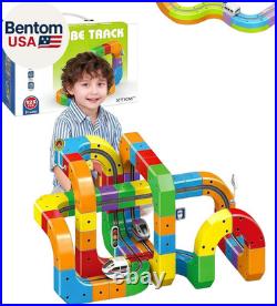 123PCS Trackfusion Magnetic Train Track Set 3D anti Gravity Tracks & Cube Trac