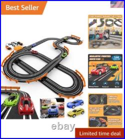 18.4ft Slot Car Race Track Set with 4 Cars & Lap Counter Ultimate Gift for 18.4ft Slot Car Race Track Set with 4 Cars & Lap Counter Ultimate Gift for