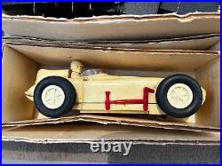 1960s MARX INDIANAPOLIS SPECIAL NO. 22855 SLOT CAR TRACK SET W 2 CARS 1/32