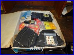 1963 Eldon Daytona Beach Racing Set 1/32 Slot Car Set Cars 26 Pc Track