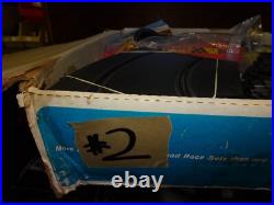1963 Eldon Daytona Beach Racing Set 1/32 Slot Car Set Cars 26 Pc Track