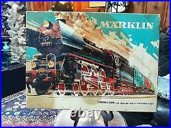 1966 Marklin Ho 3148 Express Train Set Engine-cars-track & Transformer