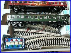 1966 Marklin Ho 3148 Express Train Set Engine-cars-track & Transformer