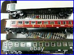 1966 Marklin Ho 3148 Express Train Set Engine-cars-track & Transformer