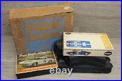 1966 Strombecker1/32 Plymouth Barracuda racing slot set Cox Ford GT Revell Vette