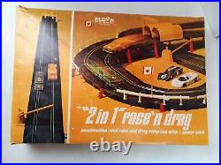 1967 Eldon 2 in 1 Race'n Drag Track Set #9543 UNTESTED 5 Car Bodies Instruction 1967 Eldon 2 in 1 Race'n Drag Track Set #9543 UNTESTED 5 Car Bodies Instruction