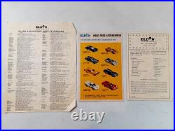 1967 Eldon 2 in 1 Race'n Drag Track Set #9543 UNTESTED 5 Car Bodies Instruction 1967 Eldon 2 in 1 Race'n Drag Track Set #9543 UNTESTED 5 Car Bodies Instruction