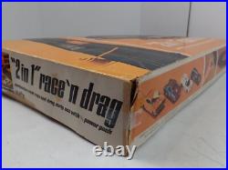1967 Eldon 2 in 1 Race'n Drag Track Set #9543 UNTESTED 5 Car Bodies Instruction 1967 Eldon 2 in 1 Race'n Drag Track Set #9543 UNTESTED 5 Car Bodies Instruction