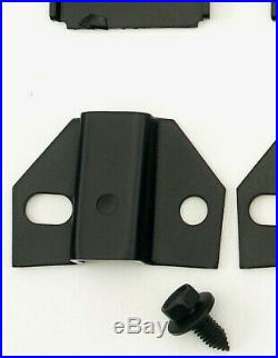 1968-1972 Corvette Seat Adjuster Track Front & Rear Mount Brackets Car Set NEW