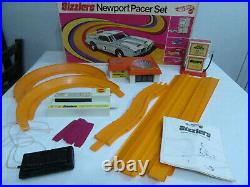 1969 Mattel Sizzlers Newport Pacer Race Track Set Hot Wheels With Box NO CARS
