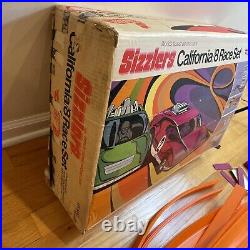 1969 Vintage Hot Wheels SIZZLERS CALIFORNIA 8 RACE Track Set No Cars Incomplete