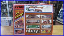 1976 Tyco Durango Train Set with box & rare lighted spotlight cabose car FREE SH