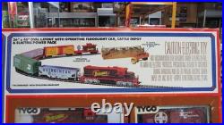 1976 Tyco Durango Train Set with box & rare lighted spotlight cabose car FREE SH