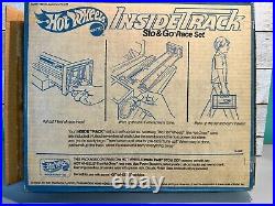 1981 Hot Wheels Inside Track Sto & Go Race Set 100% Complete In The Box MINT