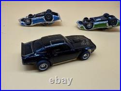 1982 TYCO 2-in-1 Racin Wheelies HO Slot Car Set with Track, Controllers & 4 Cars