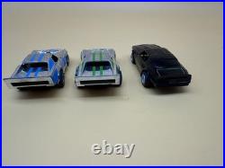 1982 TYCO 2-in-1 Racin Wheelies HO Slot Car Set with Track, Controllers & 4 Cars