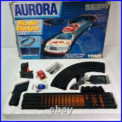 1986 Aurora AFX Thunder Stockers Turbo 2 Slot Cars Racing Track Set by Tomy 8602