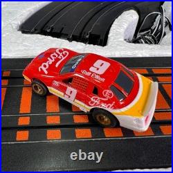 1986 Aurora AFX Thunder Stockers Turbo 2 Slot Cars Racing Track Set by Tomy 8602