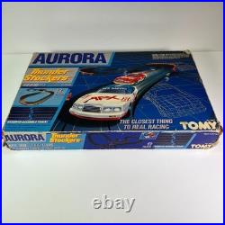 1986 Aurora AFX Thunder Stockers Turbo 2 Slot Cars Racing Track Set by Tomy 8602