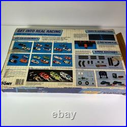 1986 Aurora AFX Thunder Stockers Turbo 2 Slot Cars Racing Track Set by Tomy 8602