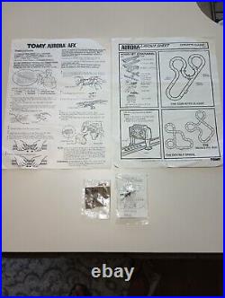 1986 Aurora Tomy AFX HO Scale Electric Race Set With Original Cars. FREE SHIP