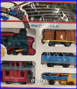 1988 Playskool Express Train Set In Box Car & Tracks Complete Set RARE