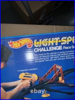 1989 Hot Wheels Light Speeders Challenge Race Track Play Set Never Used RARE