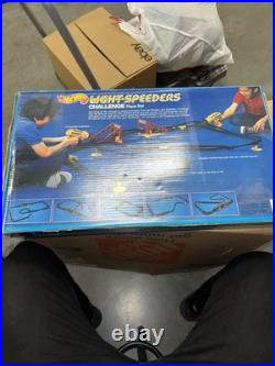 1989 Hot Wheels Light Speeders Challenge Race Track Play Set Never Used RARE
