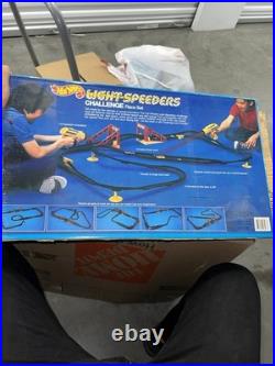 1989 Hot Wheels Light Speeders Challenge Race Track Play Set Never Used RARE