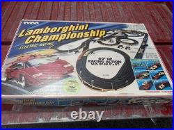 1993 TYCO Lamborghini Championship #6246 Slot Car Racing RACE TRACK Complete