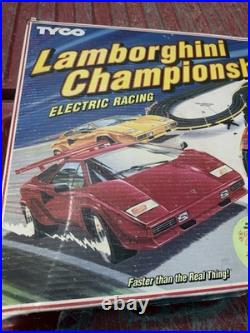 1993 TYCO Lamborghini Championship #6246 Slot Car Racing RACE TRACK Complete