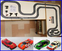 1993 UNUSED TYCO TCR Slotless Slot Car Total Control RACE SET 34ft + 5 Vehicles