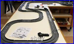 1993 UNUSED TYCO TCR Slotless Slot Car Total Control RACE SET 34ft + 5 Vehicles