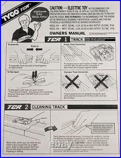 1993 UNUSED TYCO TCR Slotless Slot Car Total Control RACE SET 34ft + 5 Vehicles