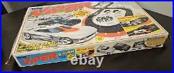 1994 Tyco Viper U-Turn Electric Racing Slot Cars Track Set Complete WITH Cars