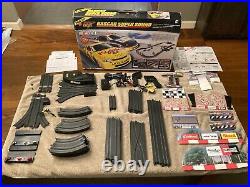 1998 TYCO NASCAR SUPER SOUND Electric Slot Car Track Set 37574 NEAR COMPLETE