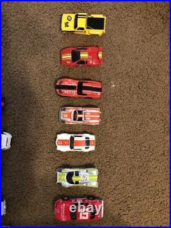 2 boxes-Tyco Magnum 440-X2 4-Lane Slot Car Track Complete Set withadtl track/cars