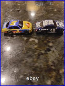 2009 Nascar Life Like HO Scale Electric Race Day Heroes Slot Car Racing Set C2