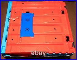 2018 Hot Wheels Race Crate Stunt Set Track Builder System 8 Feet Of Track 2 Cars
