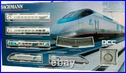 2020 ALL NEW Spectrum DCC AMTRAK ACELA SET 2 Locos, 3 Cars, Power Pack & Track