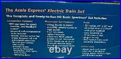 2020 ALL NEW Spectrum DCC AMTRAK ACELA SET 2 Locos, 3 Cars, Power Pack & Track