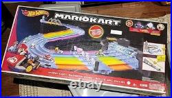 2021 Hot Wheels Mario Kart RAINBOW ROAD 8-Foot Track Set with Lights & Sounds 2021 Hot Wheels Mario Kart RAINBOW ROAD 8-Foot Track Set with Lights & Sounds