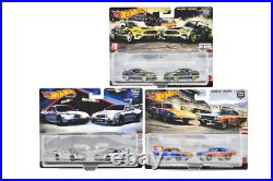 2022 Hot Wheels Premium 2 Pack Set of 3 SKYLINE MUSTANG PLYMOUT