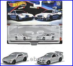 2022 Hot Wheels Premium 2 Pack Set of 3 SKYLINE MUSTANG PLYMOUT